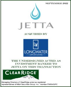 Jetta acquired by Longwater