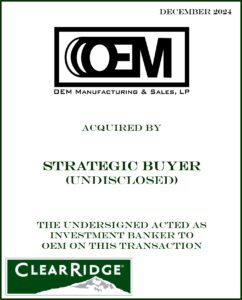 OEM_ClearRidge_Acquisition